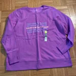 Motivational sweatshirt size 2X